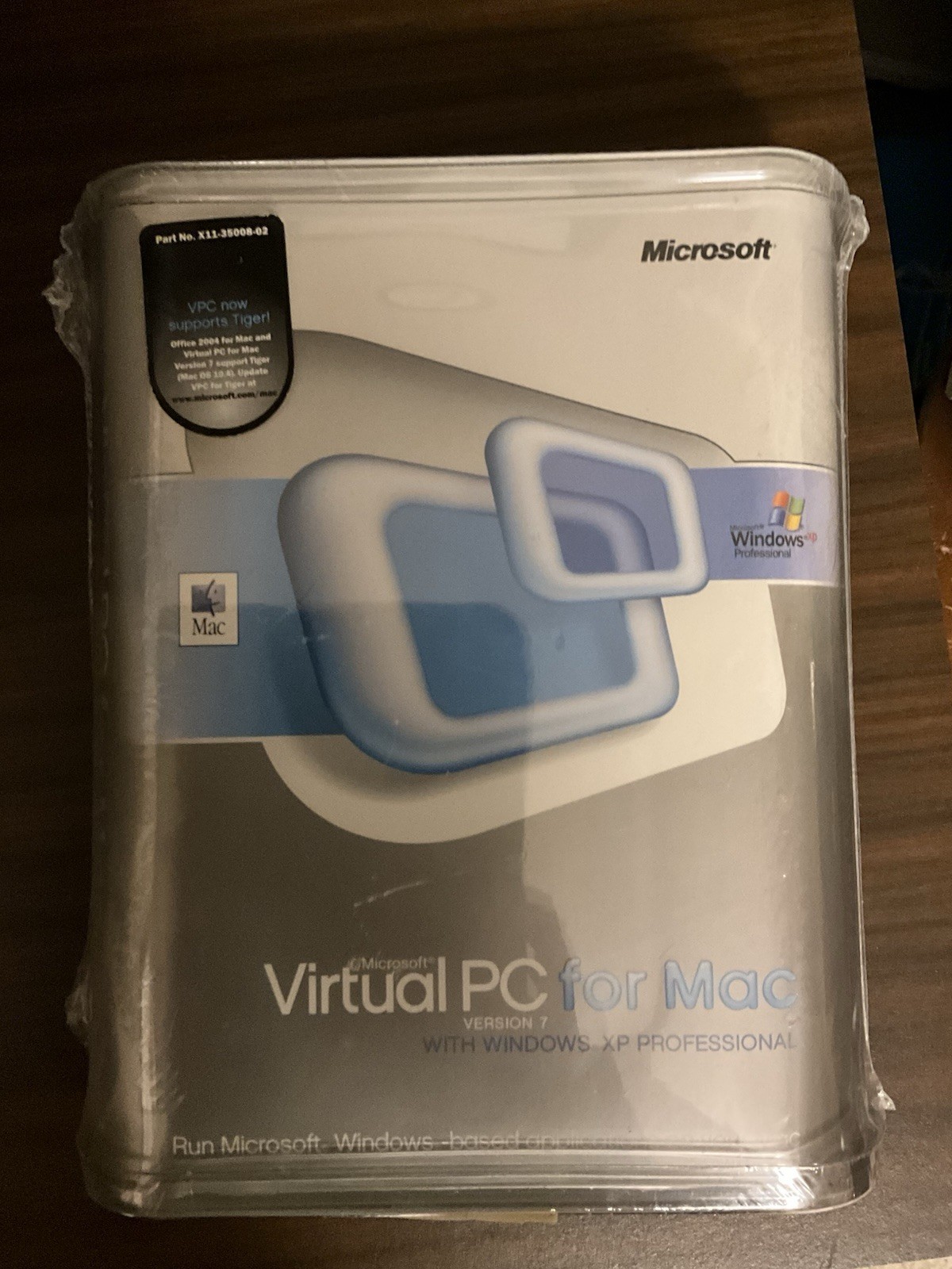NEW Microsoft Virtual PC version 7 for Mac w/Windows XP Professional 2004