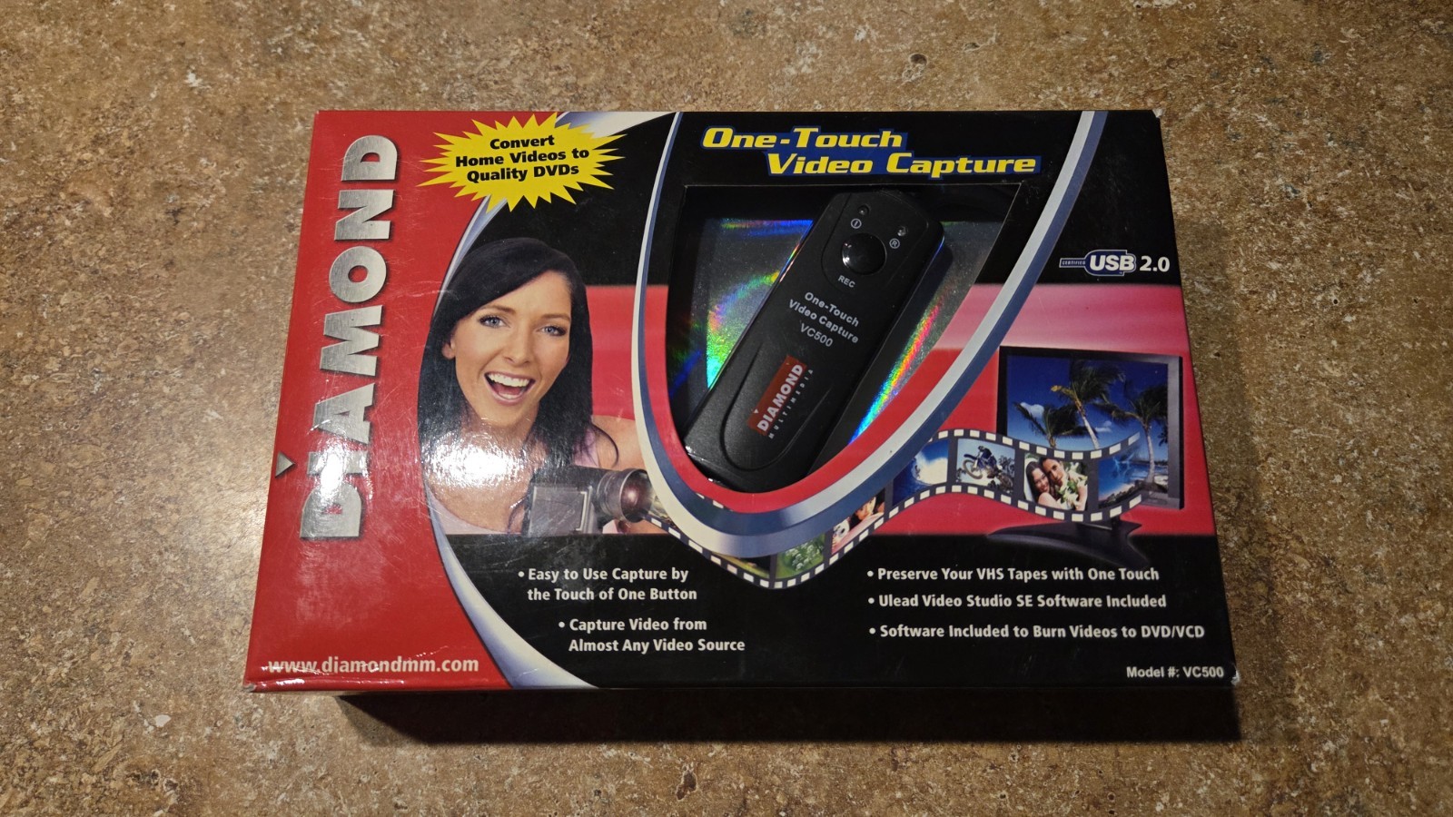 Diamond Multimedia VC500 One Touch Video Capture Device  - New