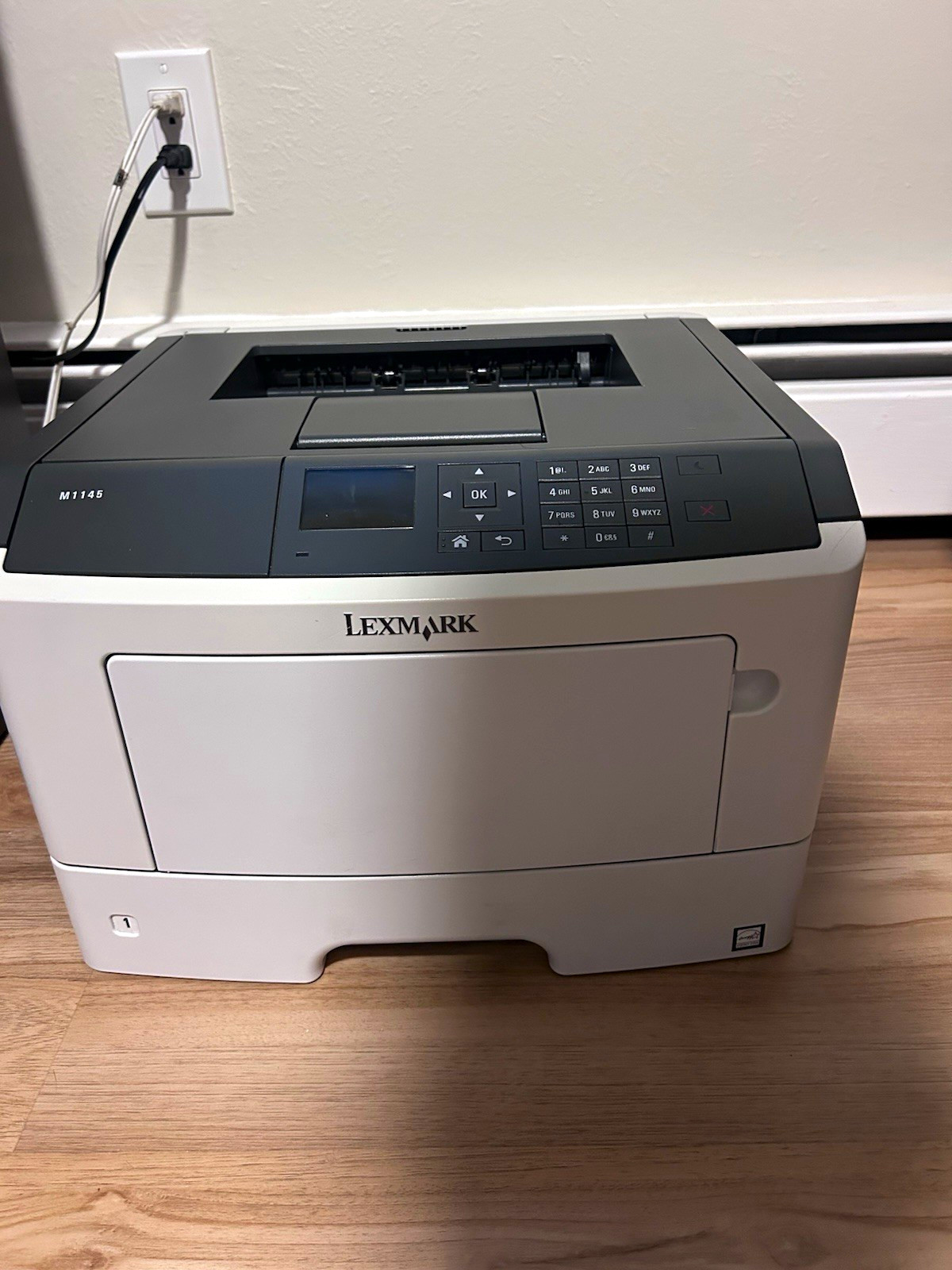 Lexmark M1145 B&W Laser Printer Duplex 45ppm 1200dpi USB A4/Letter