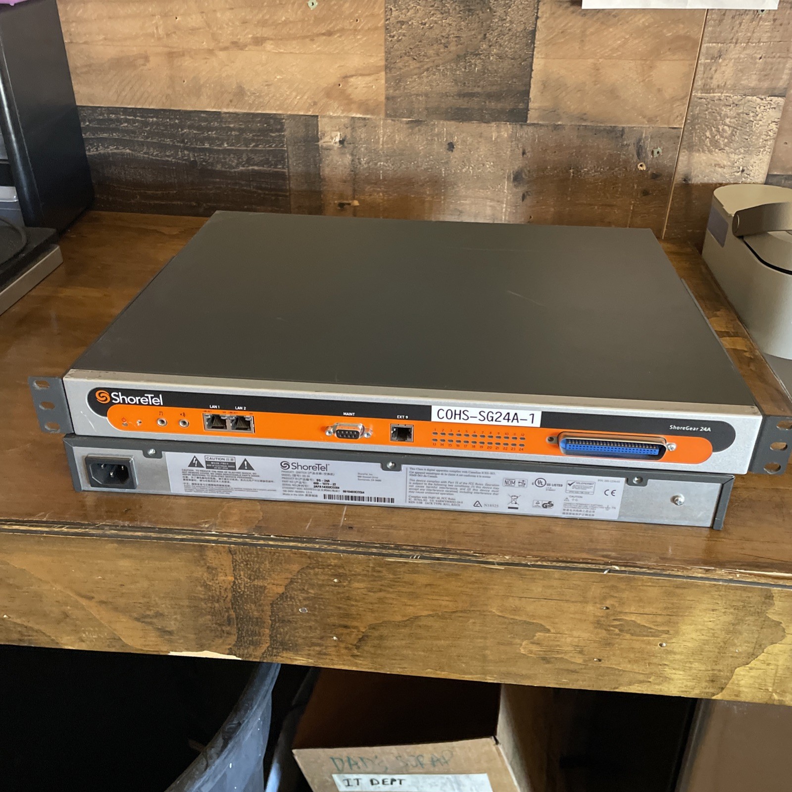 Set 2 - ShoreTel Switch SG-24A 600-1073-22