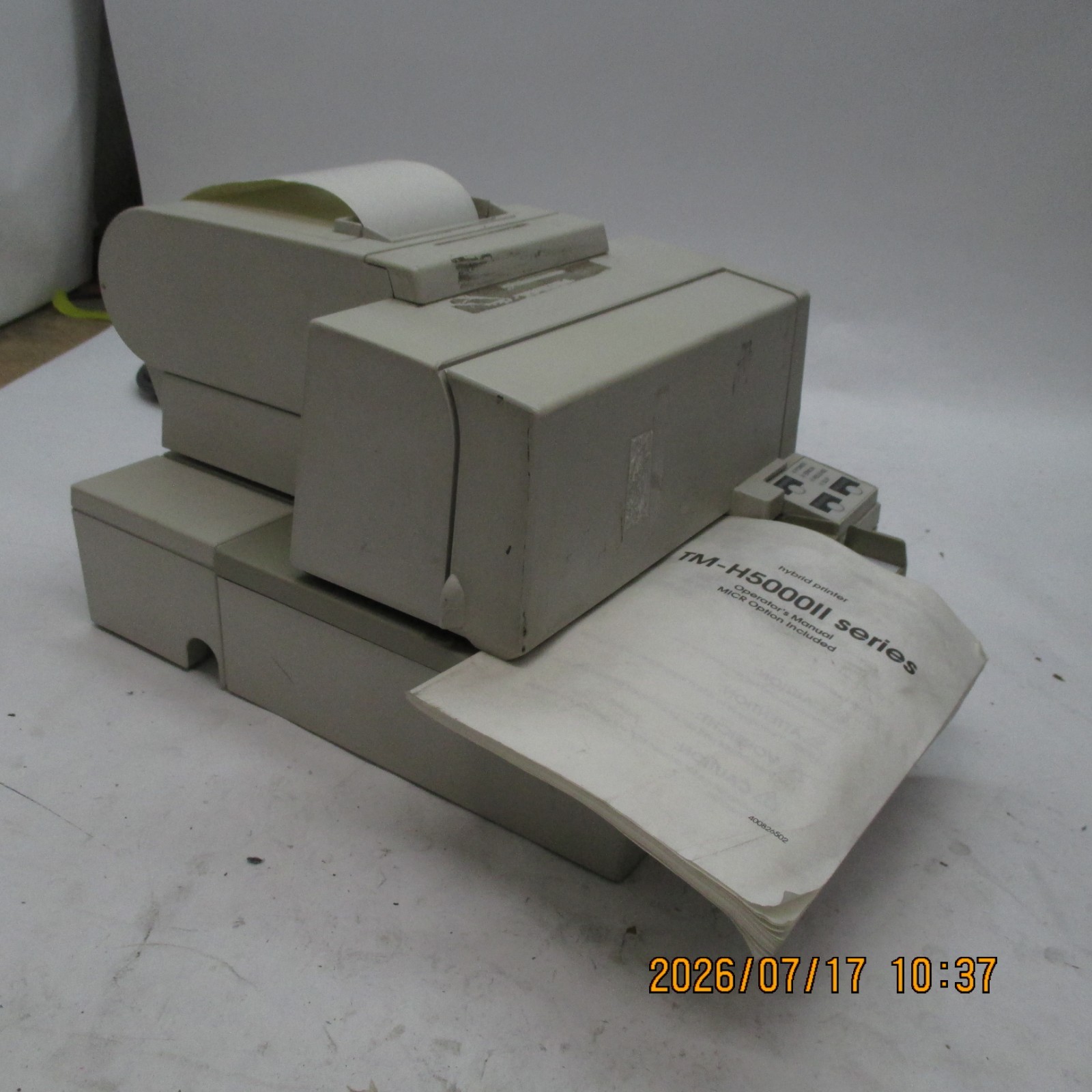 Epson TM-H5000IIP M128C Hybrid Multifunction Slip Printer *PARTS ONLY* T5-B12