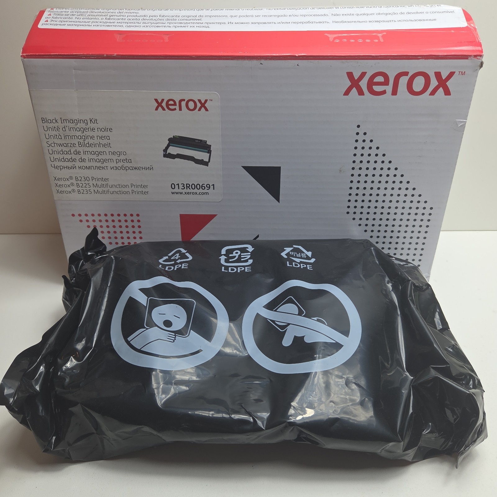 NEW GENUINE - XEROX 013R00691 BLACK IMAGING KIT for B225 B230 B235 - SEALED BAG