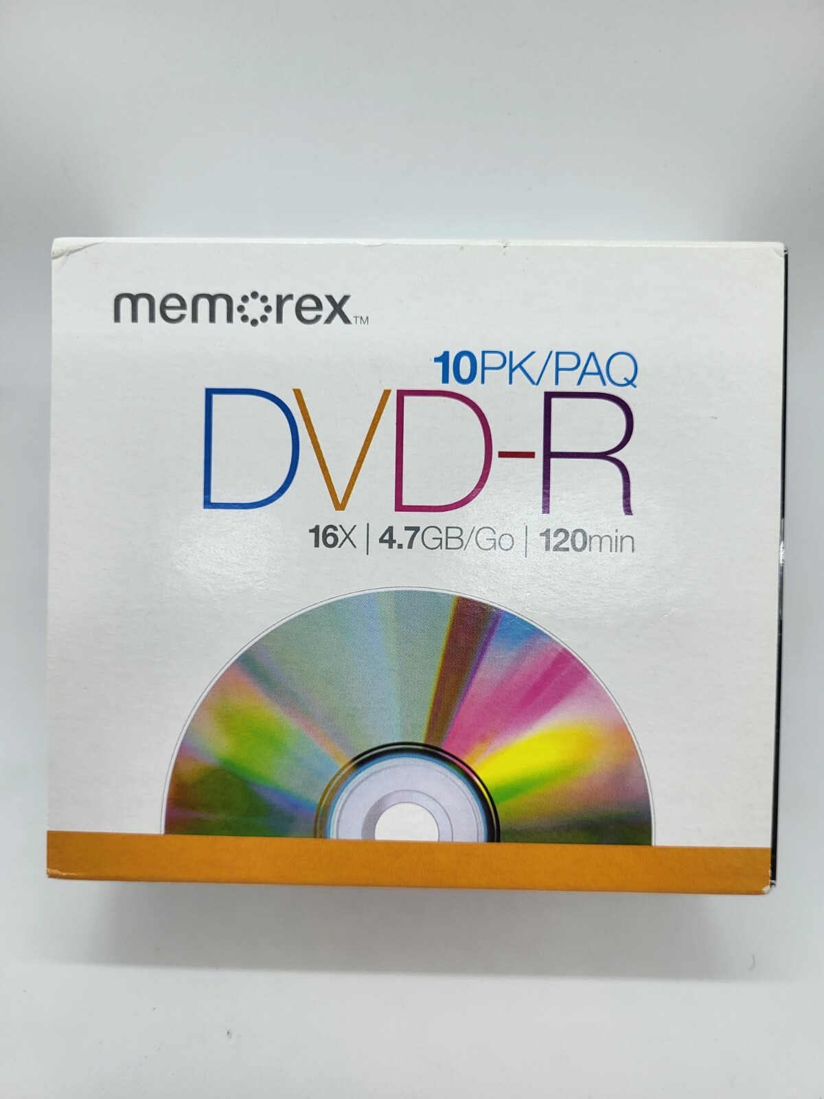 Memorex DVD-R 10 Pack Blank Media in Jewel Cases 16x /4.7GB /120Min