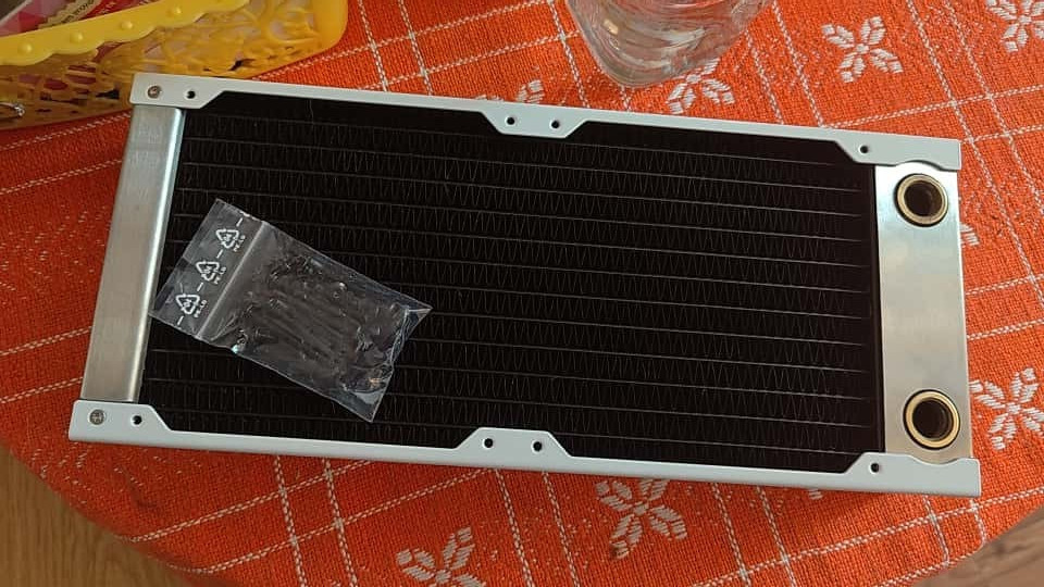 PC liquid cooling  240mm radiator :WATERCOOL HEATKILLER RAD 240-L. S-steel