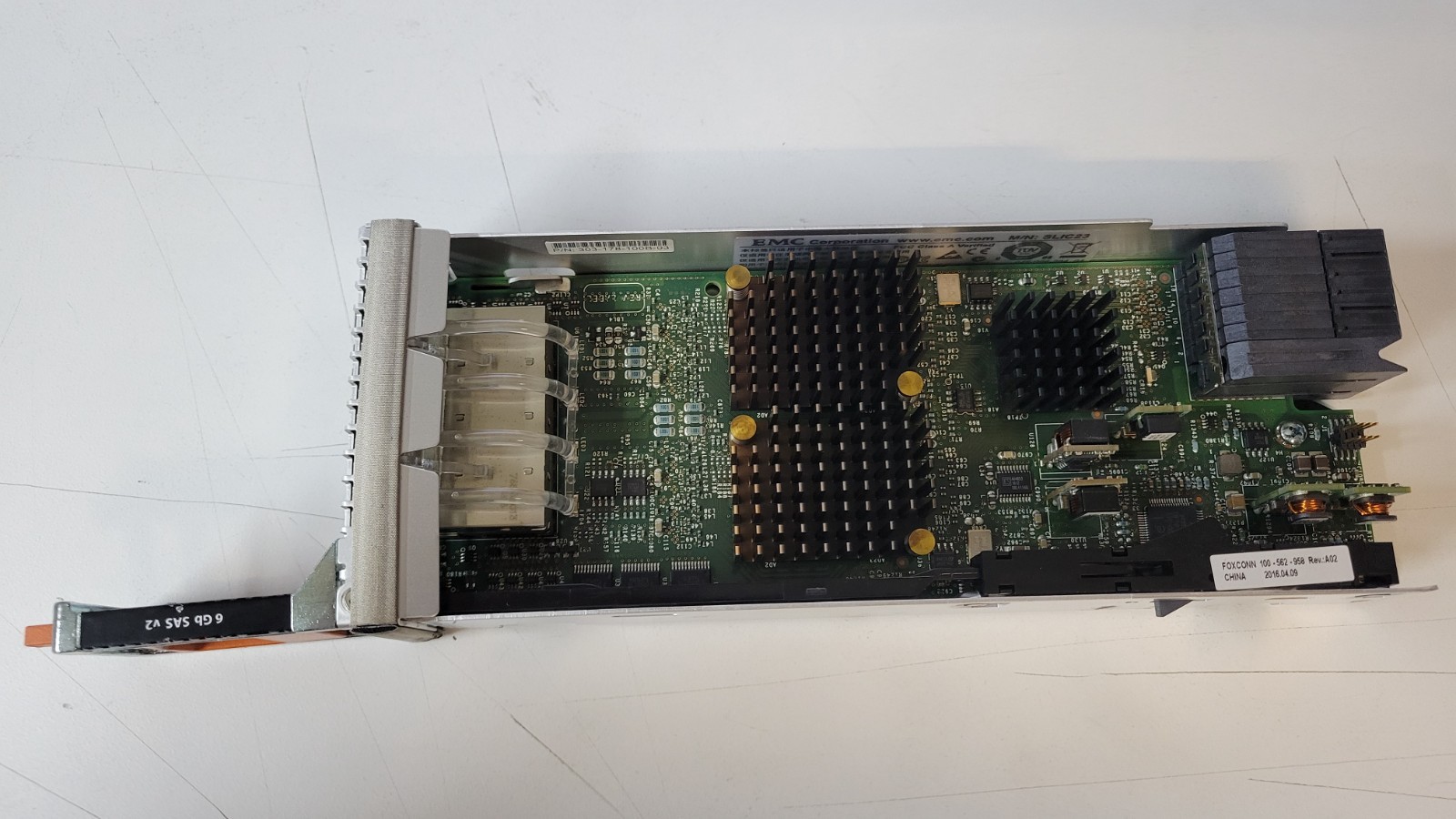 EMC SLIC23 4-Port 6GB SAS V2 I/O Module For DD2500 P/N: 303-178-100B-03 Tested