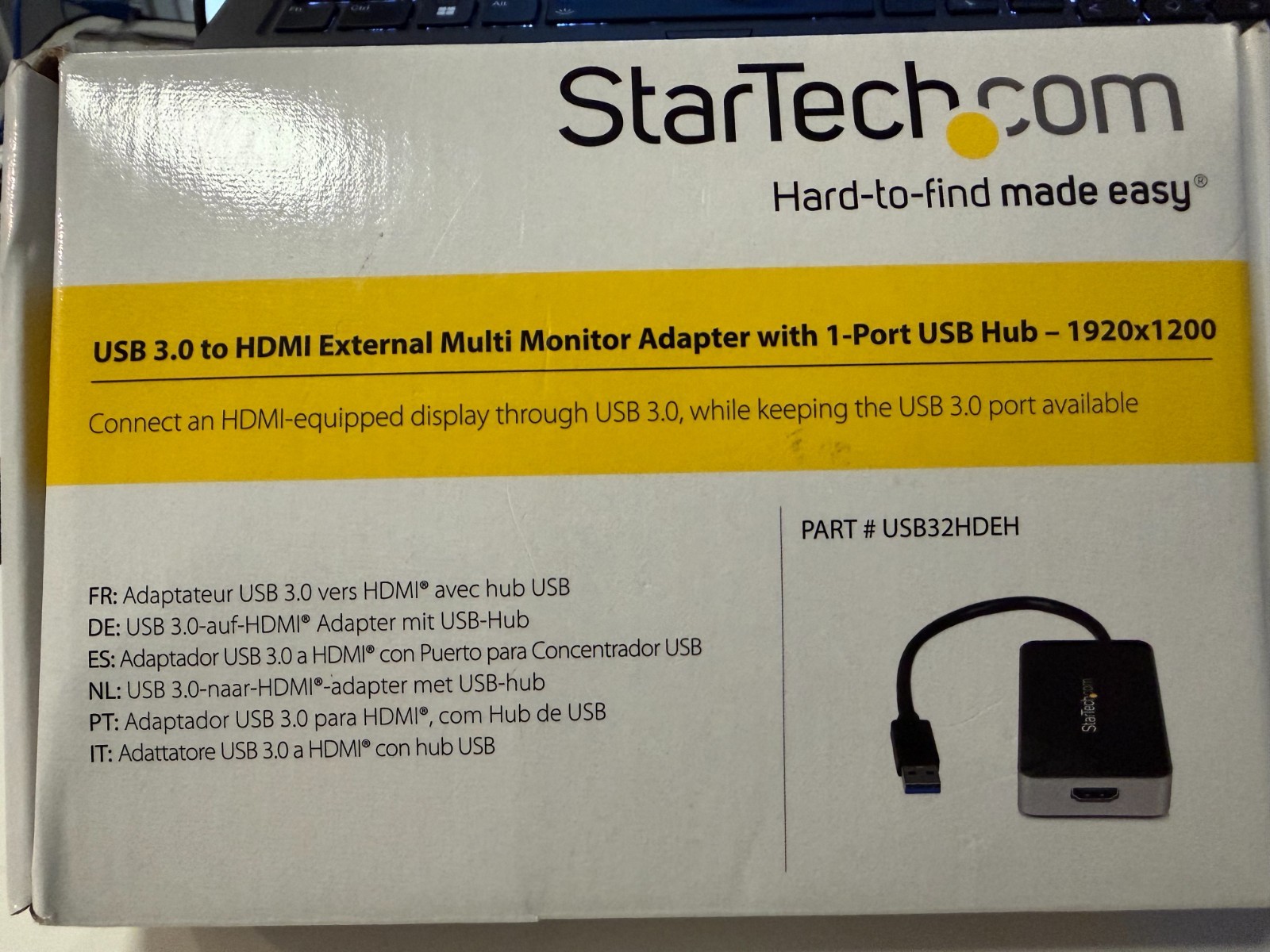 Startech USB to HDMI External Graphics Adapter USB32HDEH