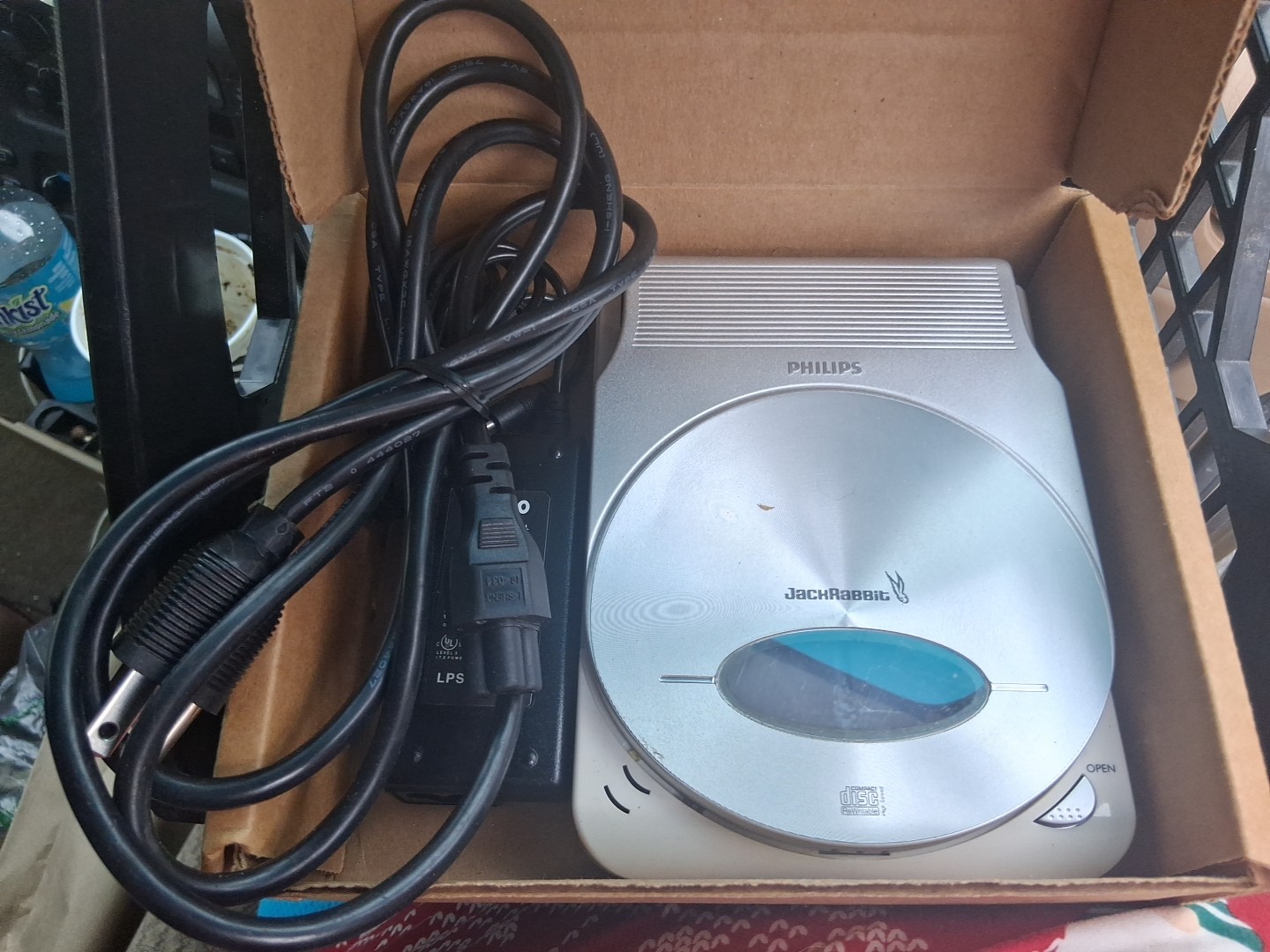 Philips JR24CDRW 24x12x40 External CD-ReWriter Drive