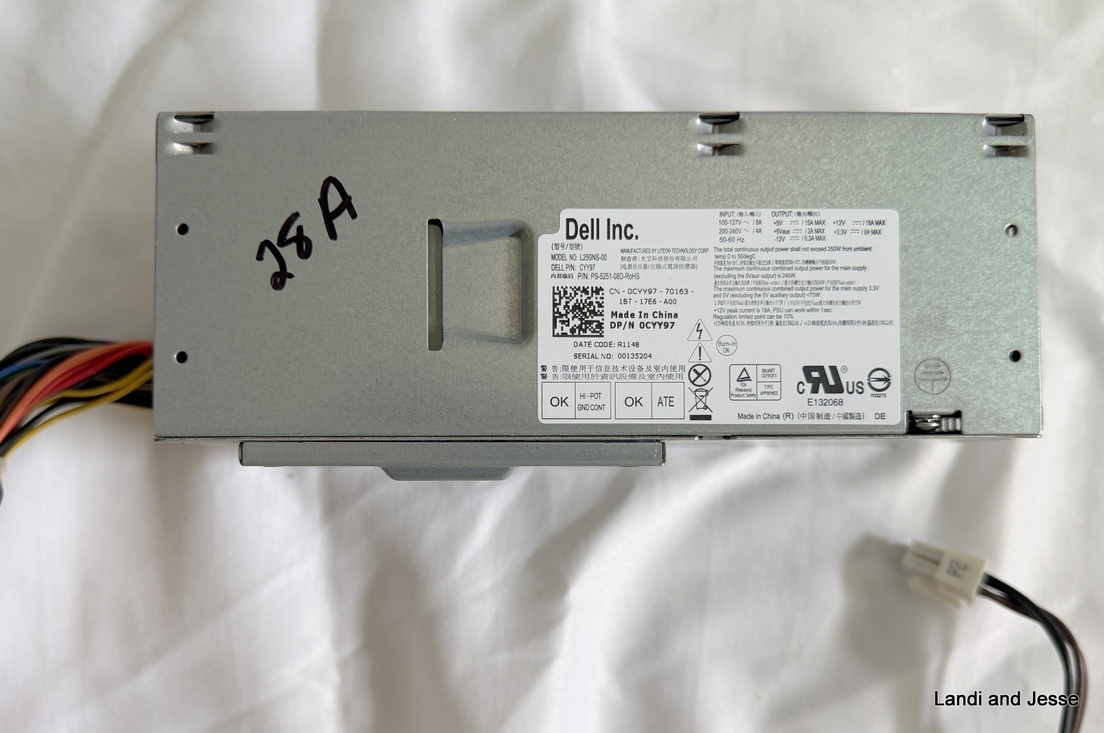 D250AD-00 L250NS-00 Power Supply 250W For DELL Optiplex 390 790 3010 530s 537s