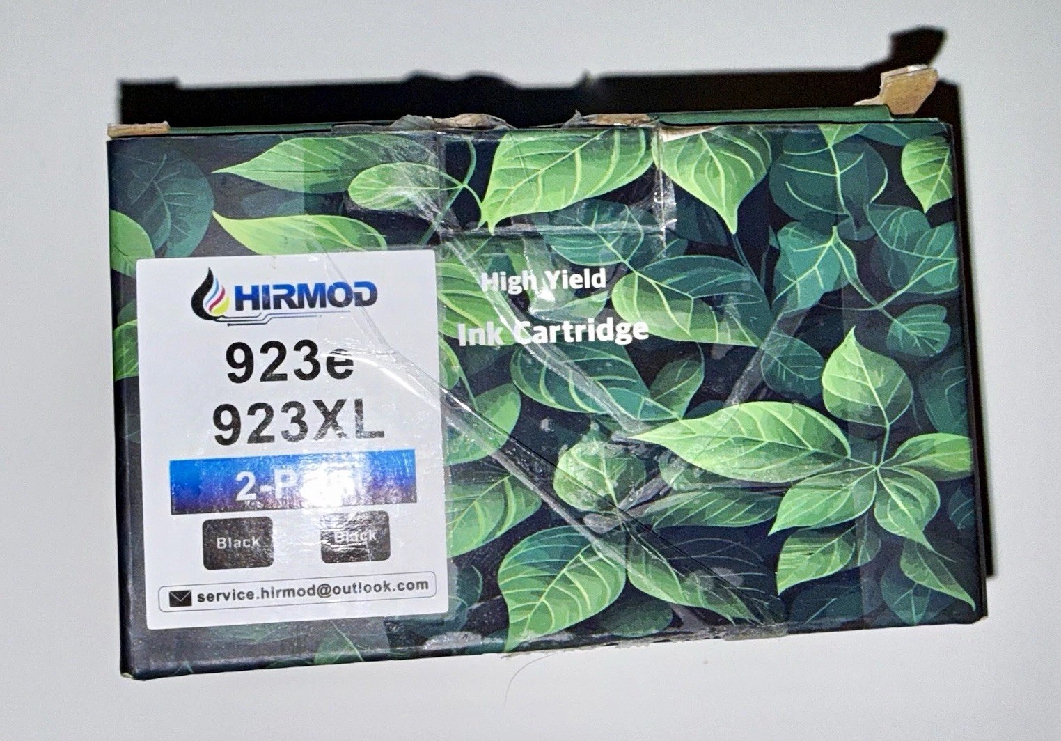 Hirmod Compatible For HP 923e 923XL Black Inkjet Ink Cartridges 2-Pack