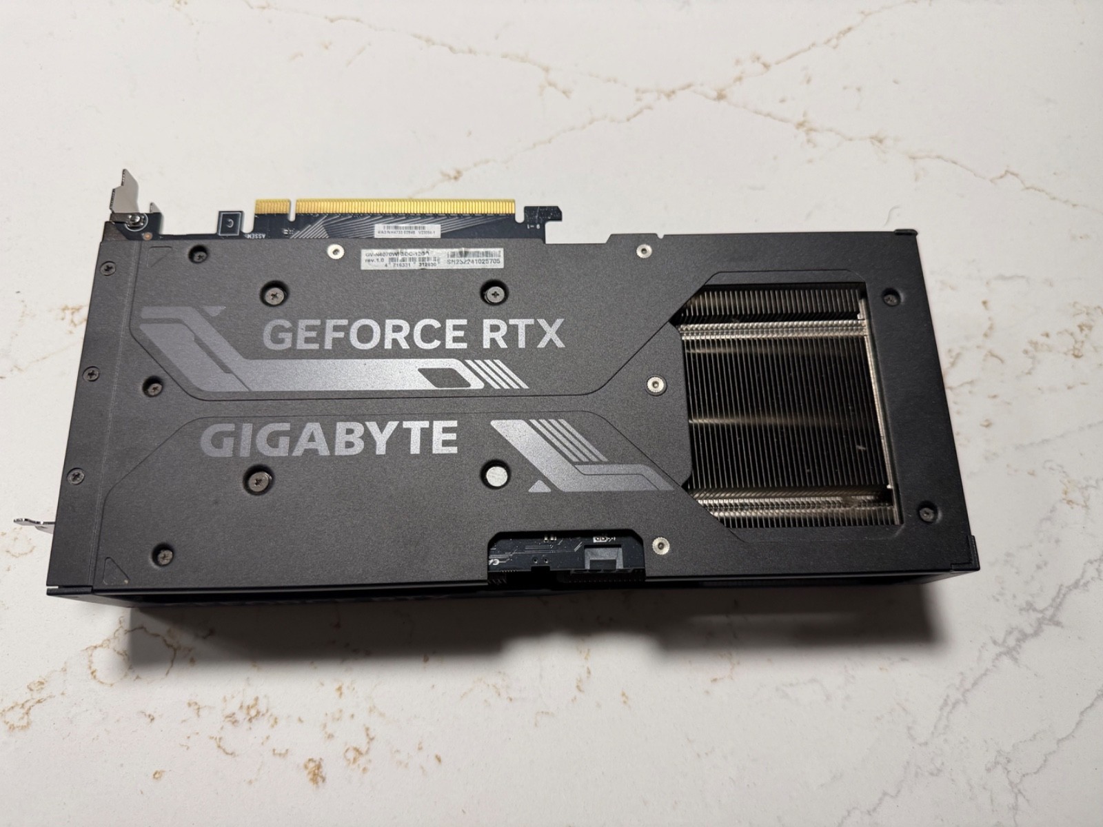 Gigabyte GeForce RTX 4070 WindForce 12GB GDDR6X Graphics Card GV-N4070WF3OC-12GD