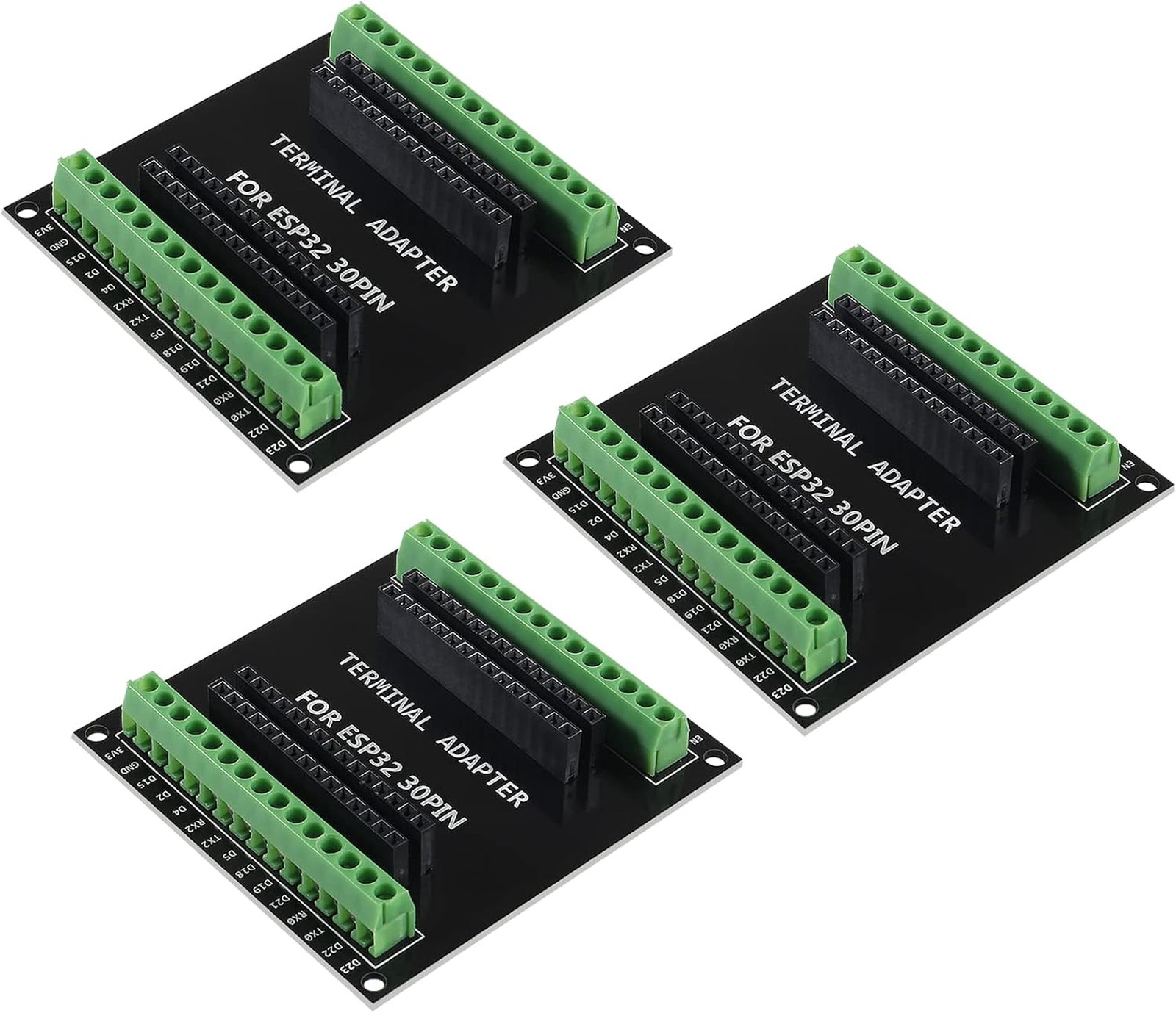 3PCS ESP32 Breakout Board GPIO 1 to 2 Compatible with 30 Pin ESP32S Development