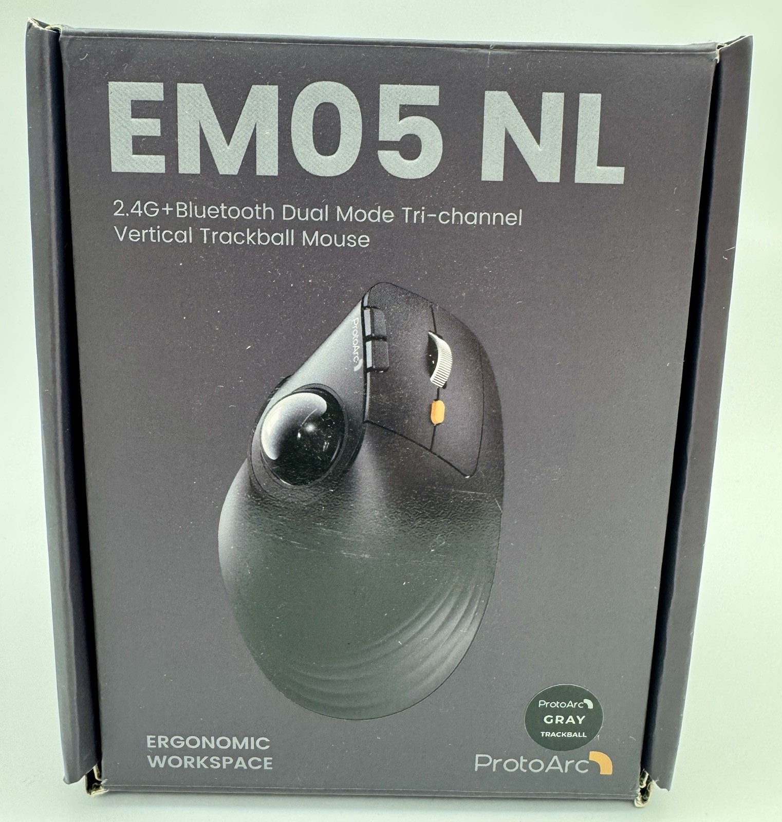 ProtoArc EM05 NL Red Ball Wireless Mouse (New/open box)