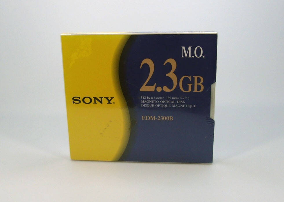 1x Unopened Sony 5.25inch 2.3GB Rewritable MO Disk / EDM-2300B