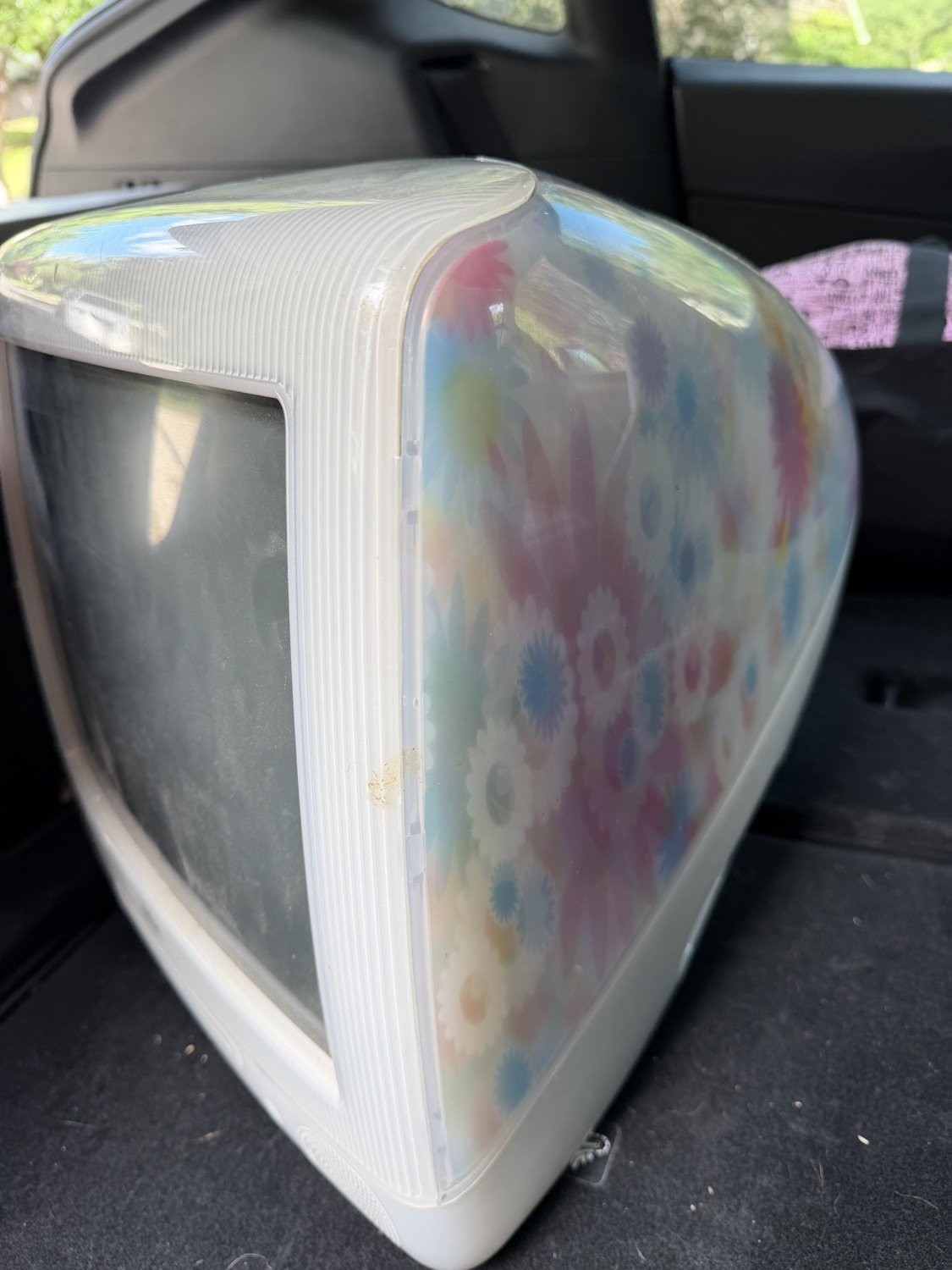 Apple iMac G3 Flower Power all-in-one desktop computer  2001  Untested