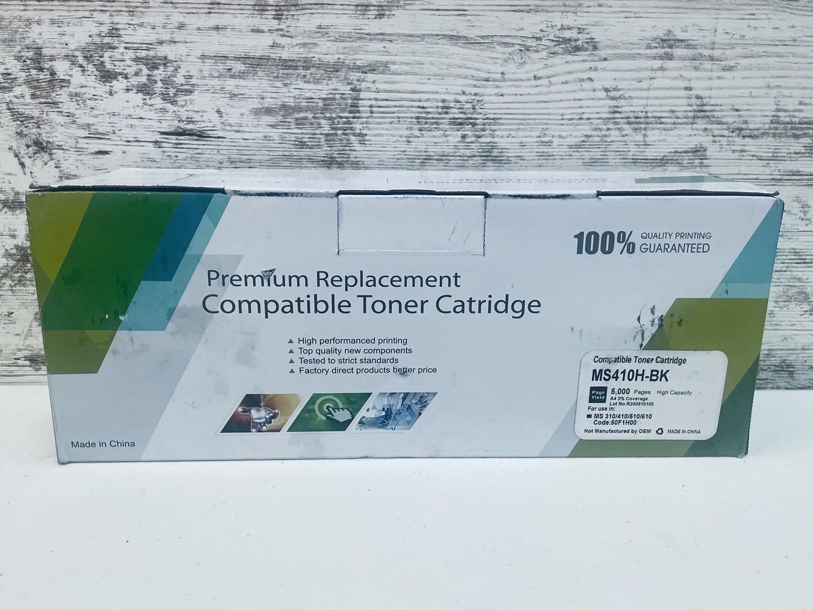 TOPRINT Compatible w/ Lexmark 501H 50F1H00 Toner Cartridge for MS310 MS410 MS510