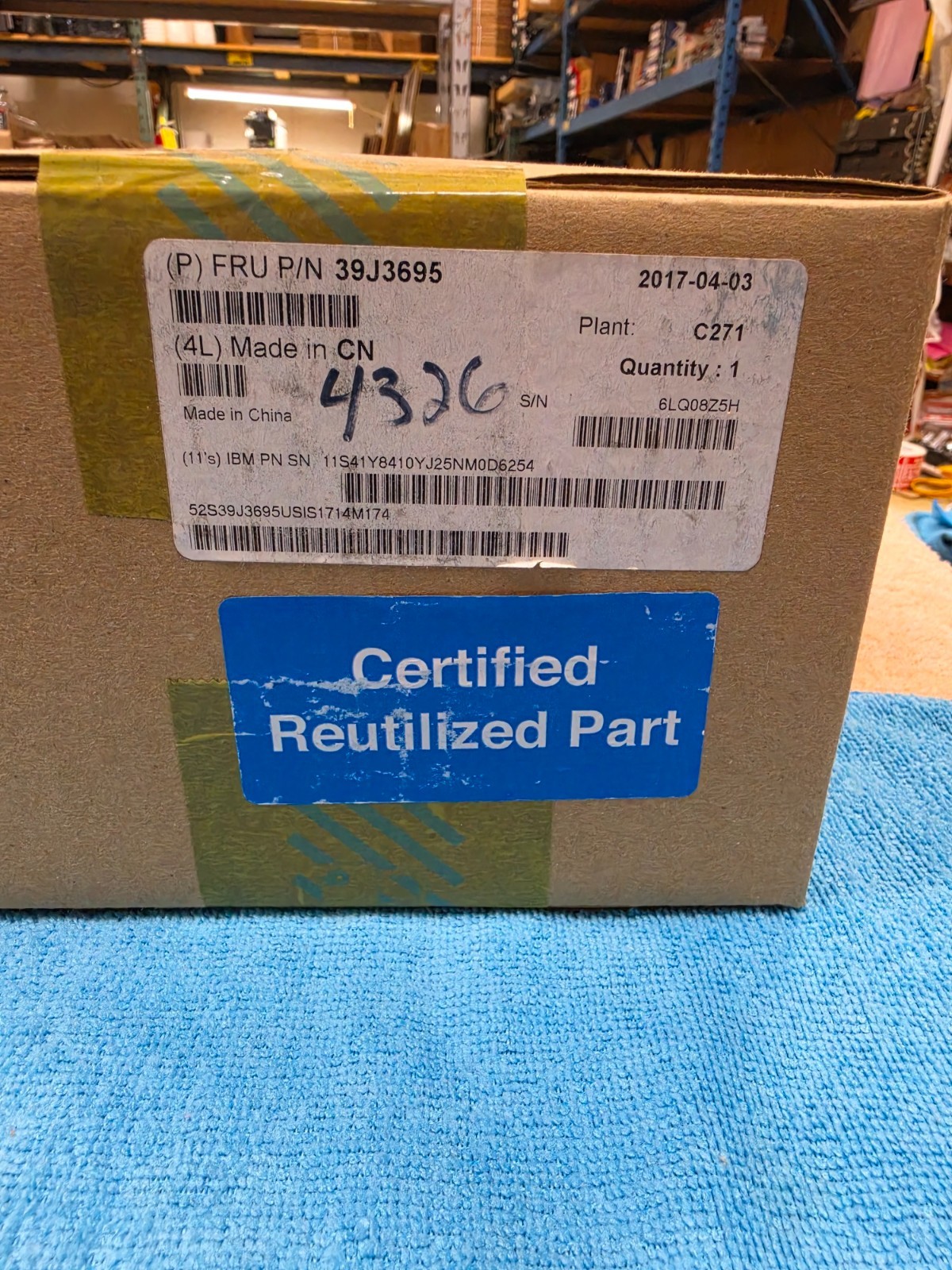 IBM 9406 FC 4326 35GB Disk Unit 15K 39J3695 AS/400 i series IBM sealed certified