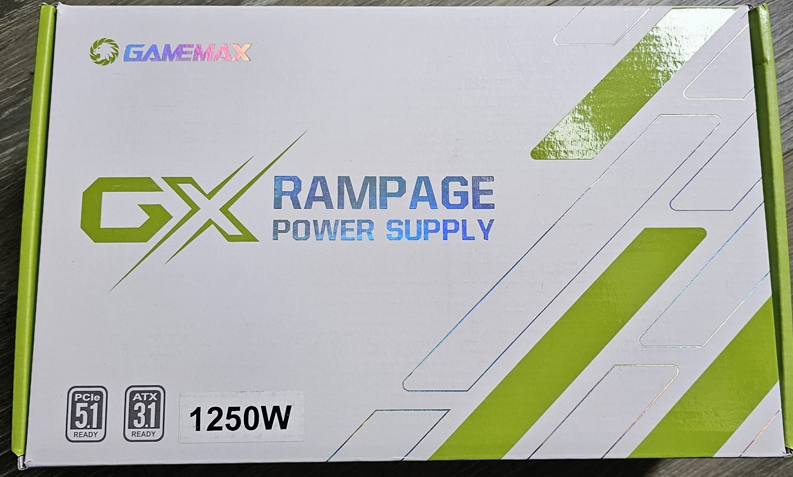Gamemax Rampage 1250W 80+ Platinum Fully Modular Power Supply ATX 3.1  PCIe 5.1