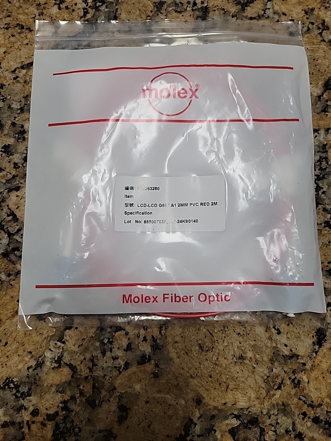 2m LC/UPC-LC/UPC Singlemode Duplex OFNR 2.0mm Fiber Optic Patch Cable