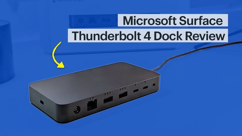 Microsoft Surface Thunderbolt 4 Dock Black