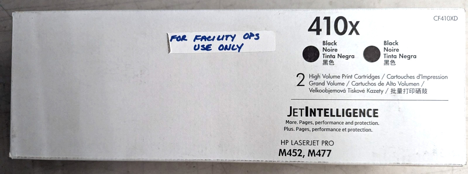 ✨ Genuine OEM Sealed HP 410X CF410X black Toner High Capacity M477 M452 ✨