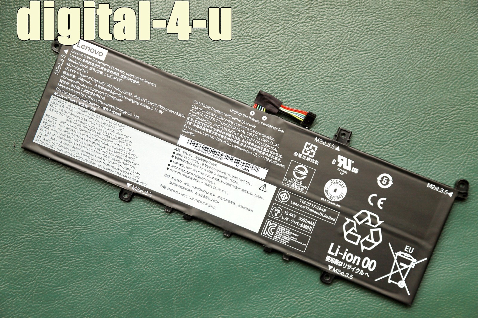 L19C4PDD L19D4PDD L19M4PDD Genuine Battery for Lenovo ThinkBook 13S G2 14S ITL