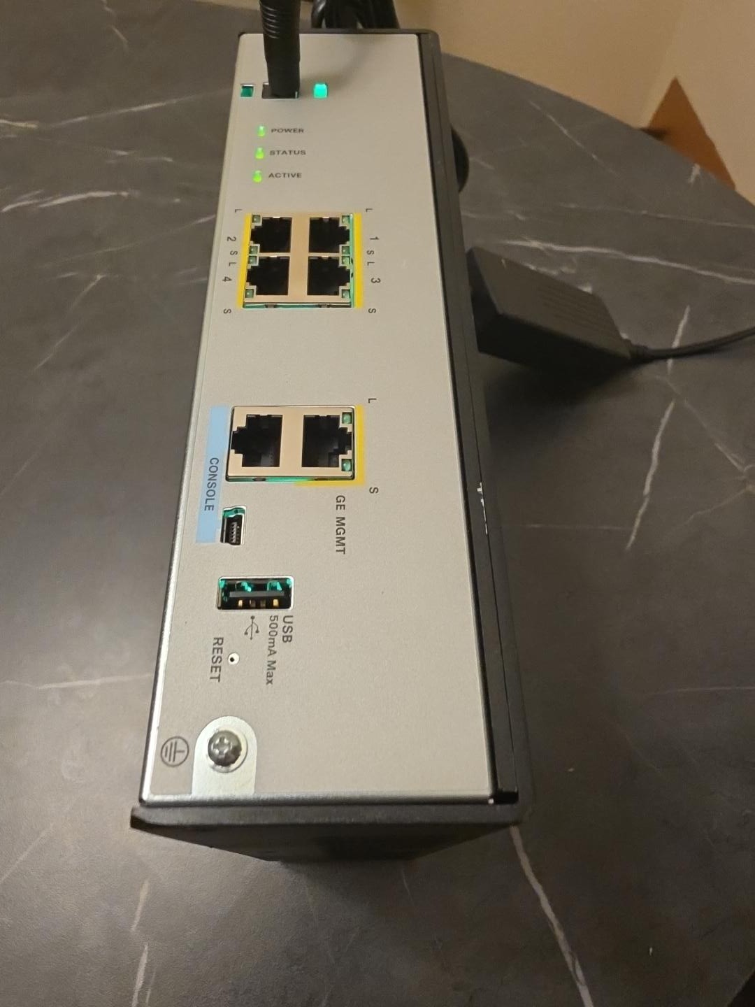 ASA5506H Cisco ASA 5506H-X Ruggedized Gigabit Firewall V04 NOS w/ Adapter