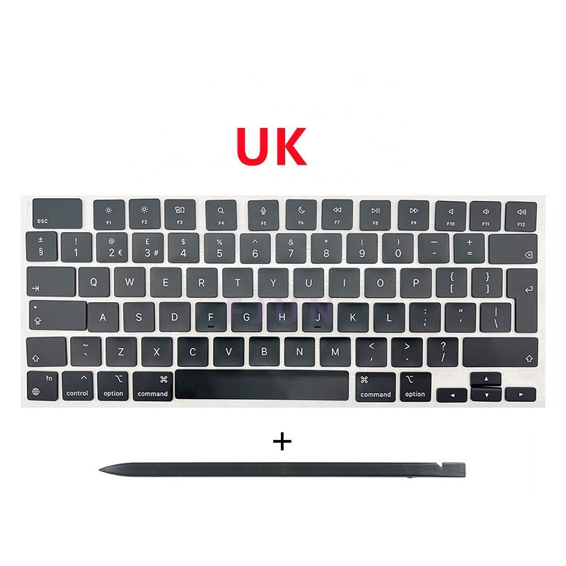NEW Keycap UK Layout For MacBook Air 13" M4 A3240 2025 Year Black