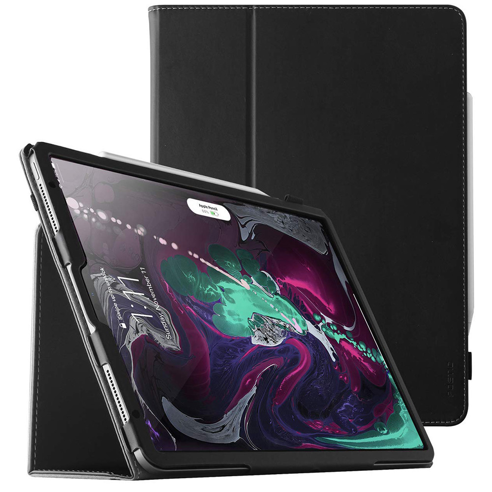 For Apple iPad Pro 12.9 2018 Tablet Case Poetic PU Leather Slim Smart Cover