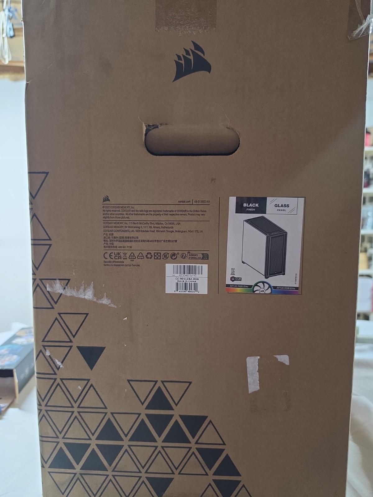Corsair iCUE 5000D RGB Airflow Mid-Tower ATX PC Case Black CC-9011242-WW New