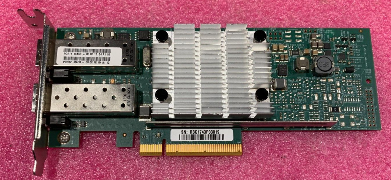 Broadcom BC0210406 Dual-Port 10Gb SFP+ PCIe 2.0 Network Adapter LP