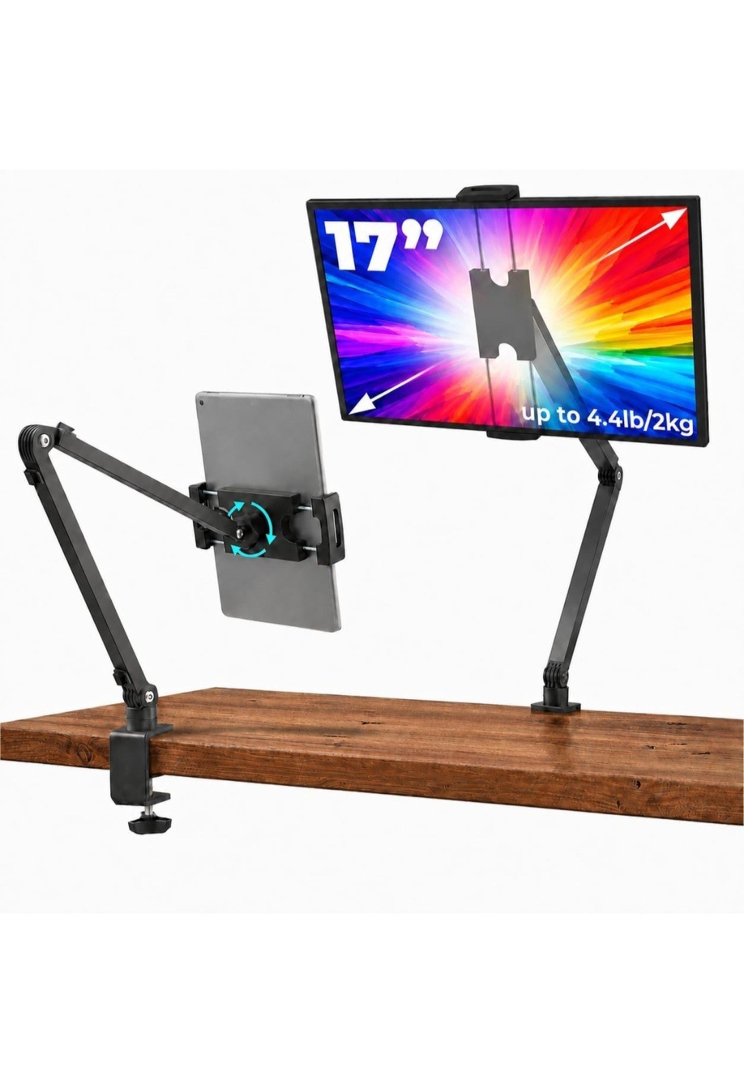 COOPER FlexArm Tablet Holder for Desk, Portable Monitor Stand, iPad...        CP