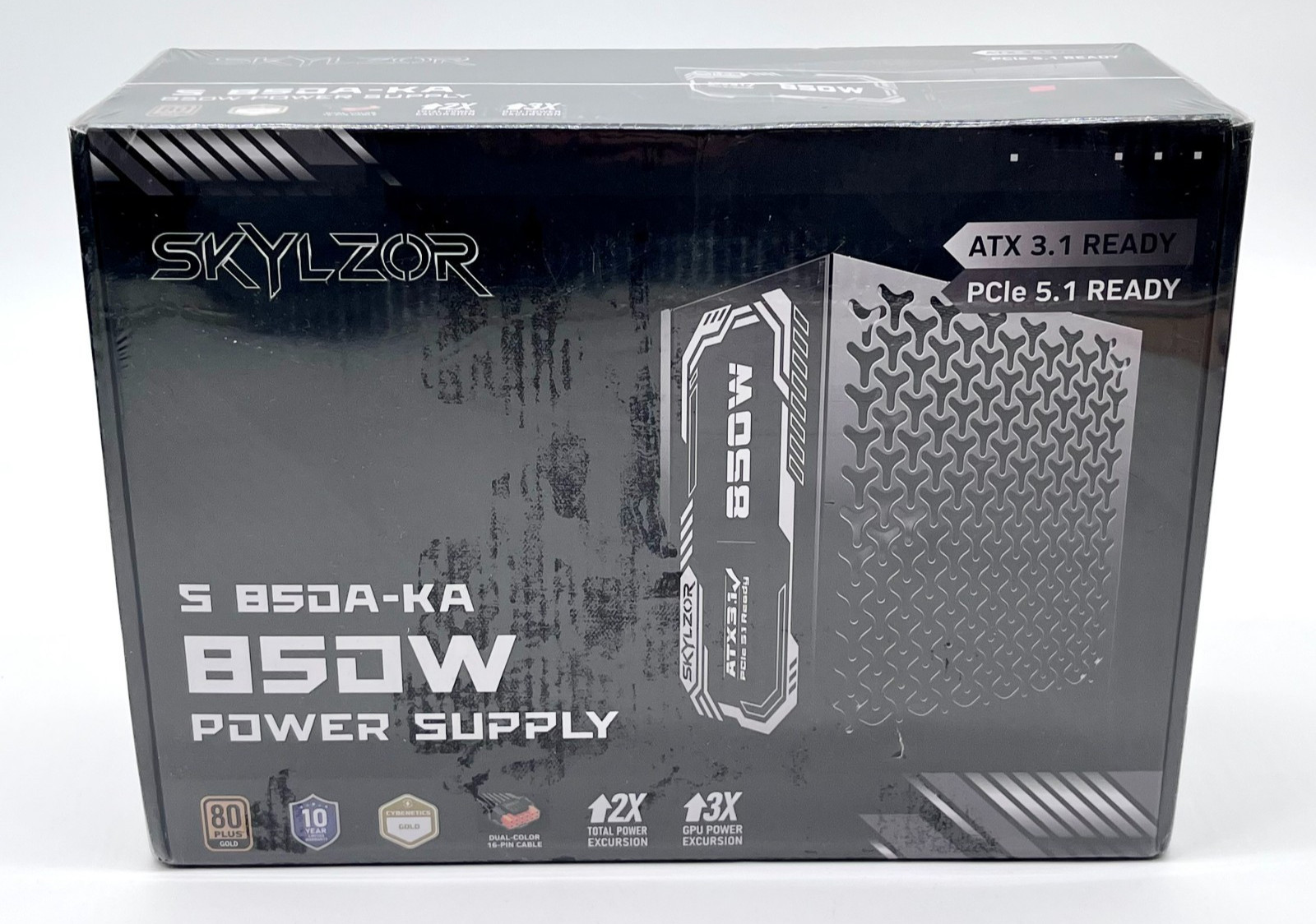 Skylzor 850W Fully Modular Power Supply Model S-850A-KA Brand New