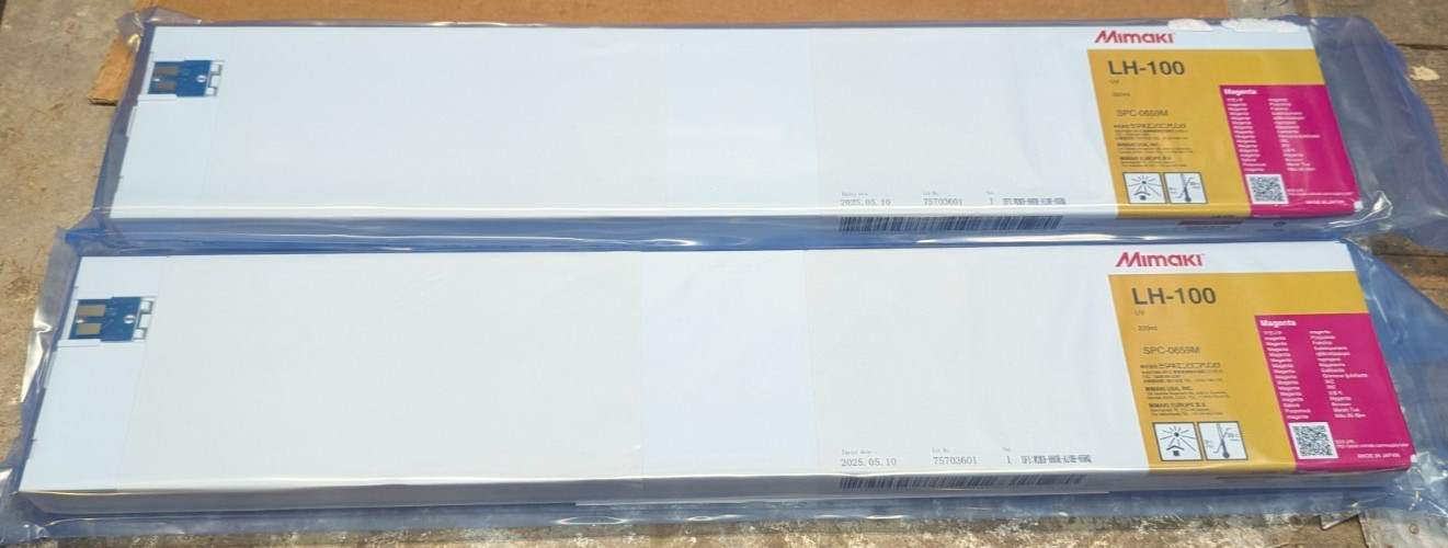 Mimaki LH-100 UV Ink Magenta 220ml SPC-0659M 05/2025 Date OEM
