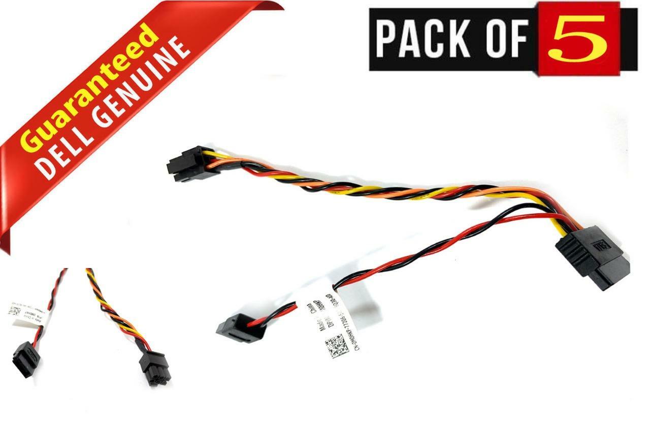 LOT x 5 New - M0HKP Dell Optiplex 3020 7020 9020 SATA Power Cable M0HKP 0M0HKP