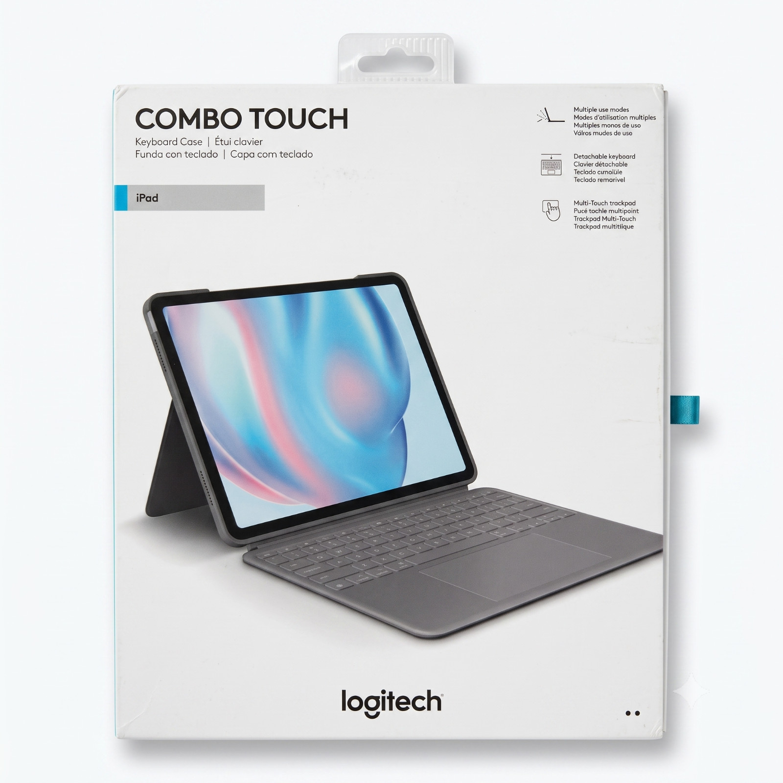Logitech Combo Touch Keyboard Case Trackpad iPad Brand New Sealed 920-012408
