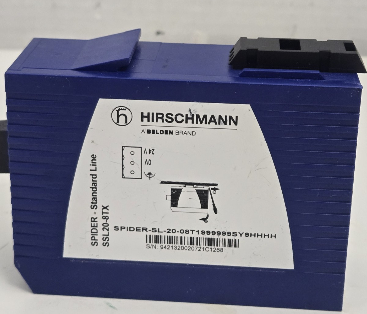 Hirschmann SSL20-8TX Ethernet Rail Switch SPIDER-SL-20-08T1999999SY9HHHH