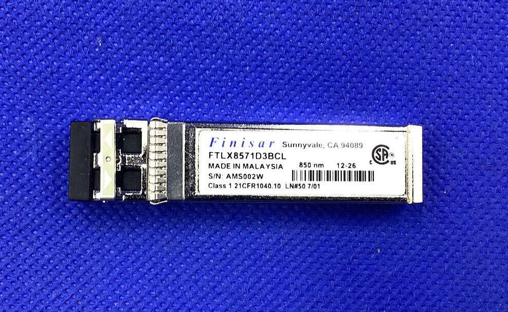 Finisar FTLX8571D3BCL SFP+SR/SW 10Gb/s 850nm Multimode SFP+
