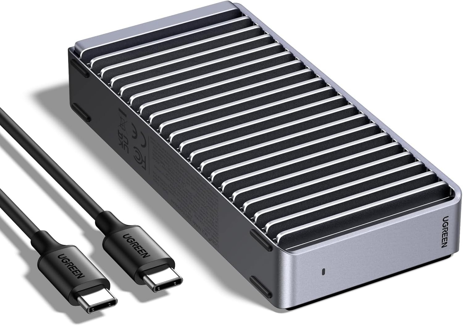 UGREEN USB4 M.2 NVMe SSD Enclosure 40Gbps Aluminum Dual-Sided Heatsink