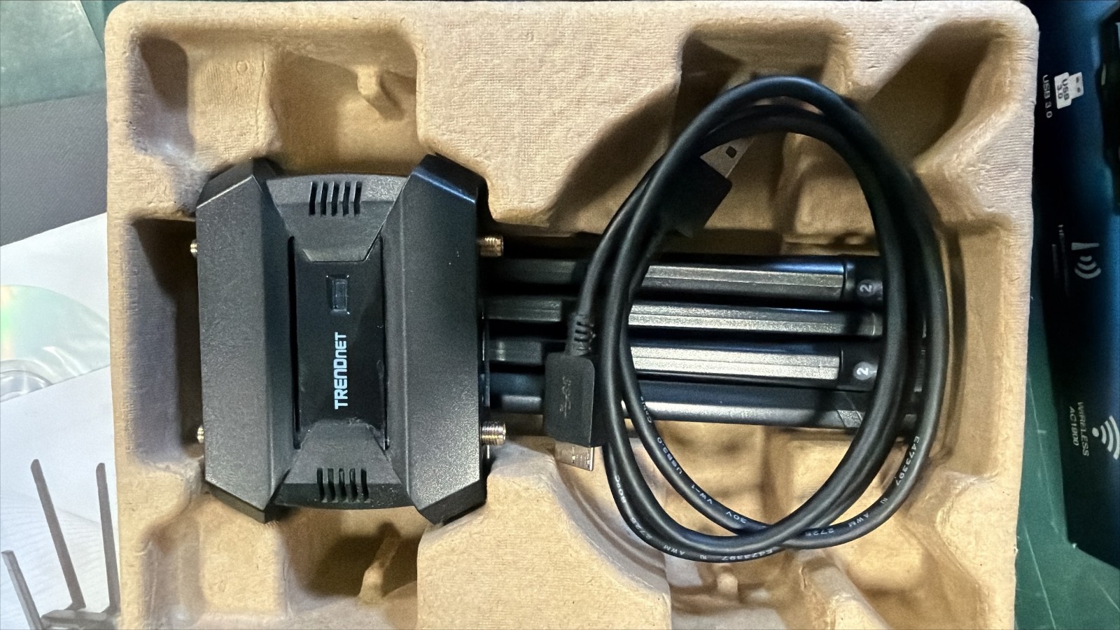 TRENDnet AC1900 High Power Dual Band Wireless USB Adapter TEW-809UB
