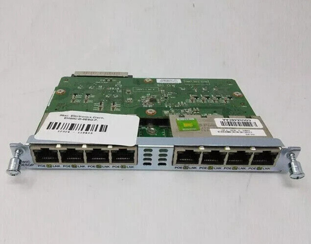 Cisco EHWIC-D-8ESG 8-port 10/100/1000 Ethernet Switch Interface Card NEW