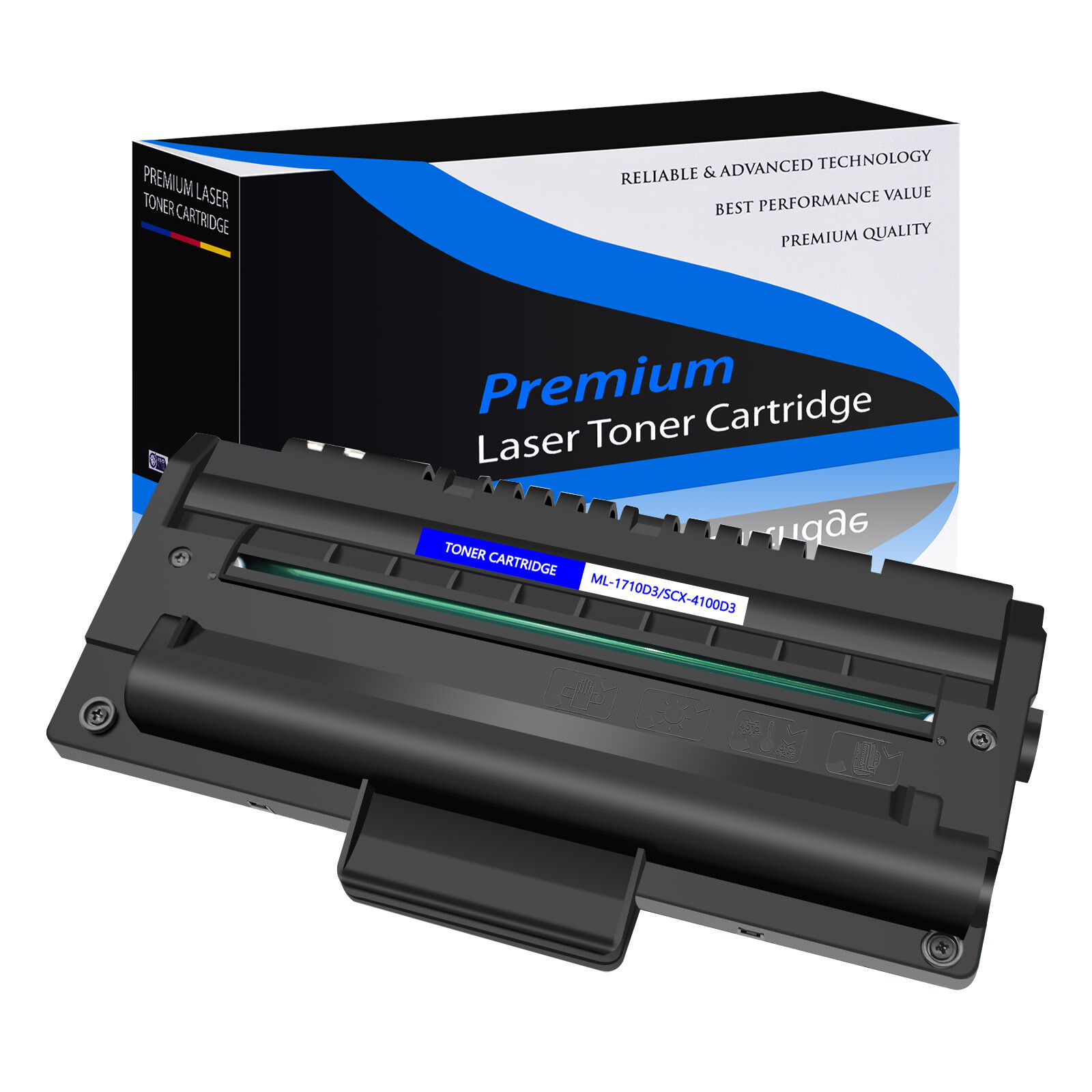 ML1710 Black High Yield Toner Cartridge For Samsung ML-1710D3 ML-1740 ML-1750