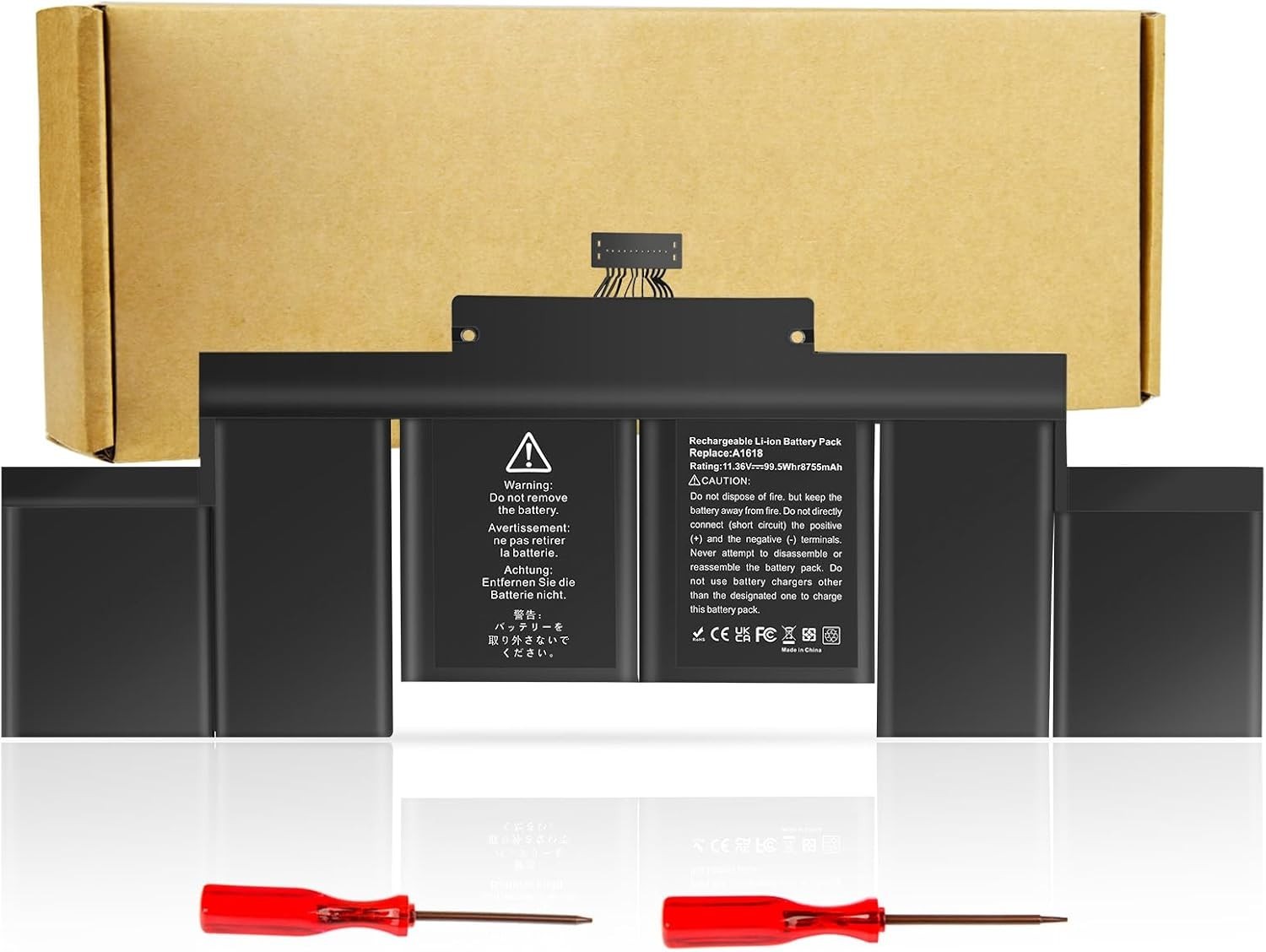 High-Capacity A1398 Battery for MacBook Pro 15" Retina – Reliable Replacement