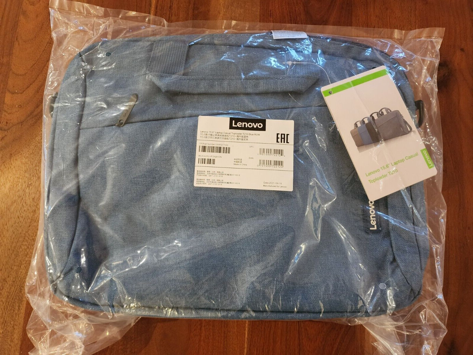 Lenovo Laptop Carrying Case T210, Fits for 15.6-Inch Laptop and Tablet, Sleek 💖