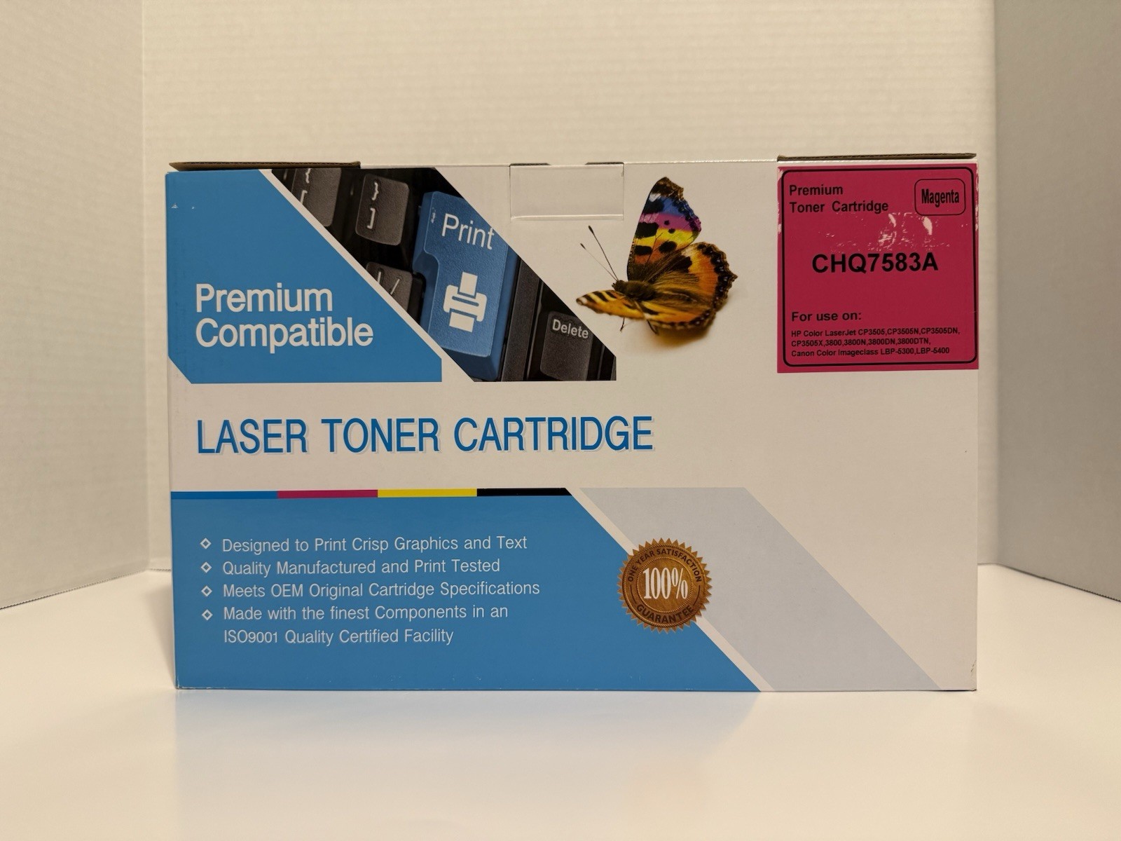 Premium Compatible Toner Cartridge CHQ7583A for HP Color LaserJet CP3505