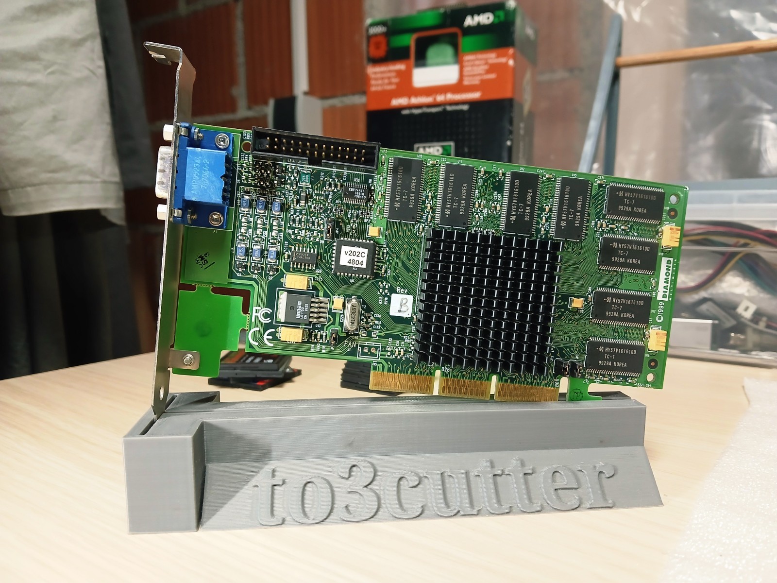 DIAMOND VIPER V770  nVidia RIVA TNT2  16Mb - AGP 2X/4X Vintage VGA TEST  OK