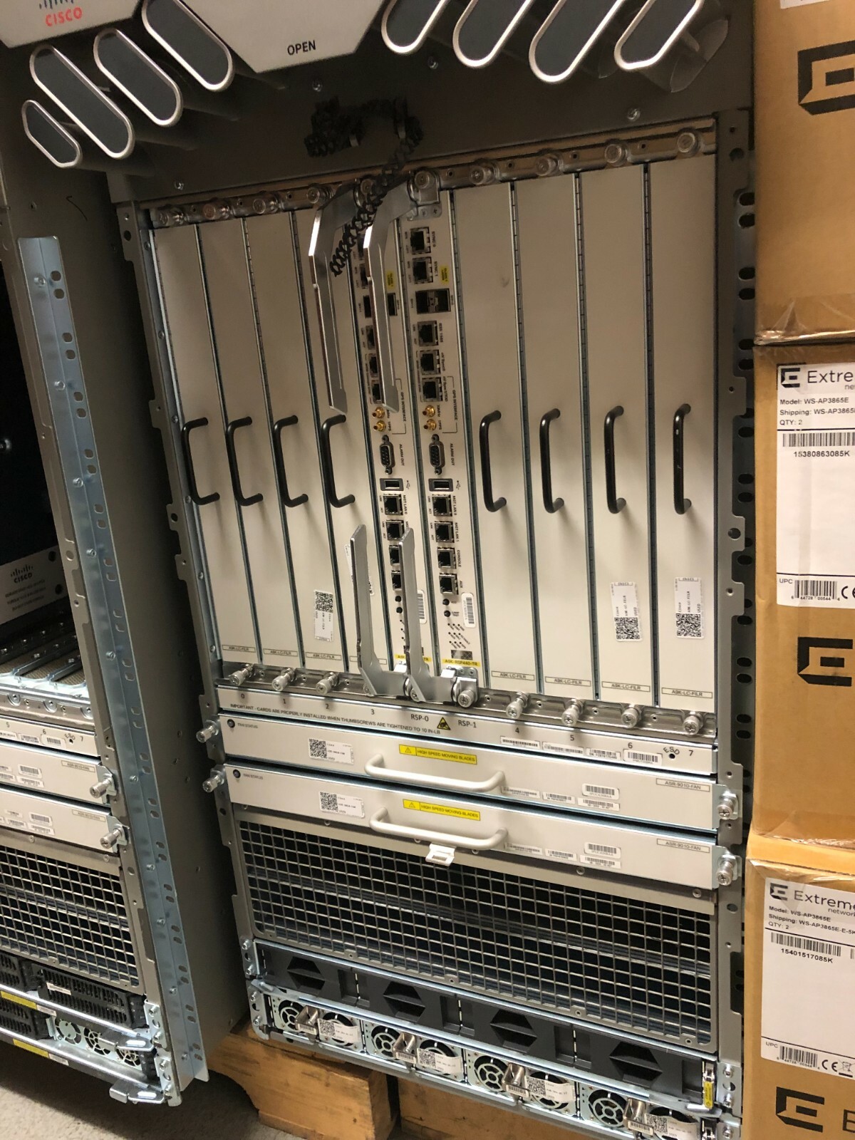 Cisco ASR 9010-DC-V2 Router 2x A9K-RSP440-TR 1year Warranty