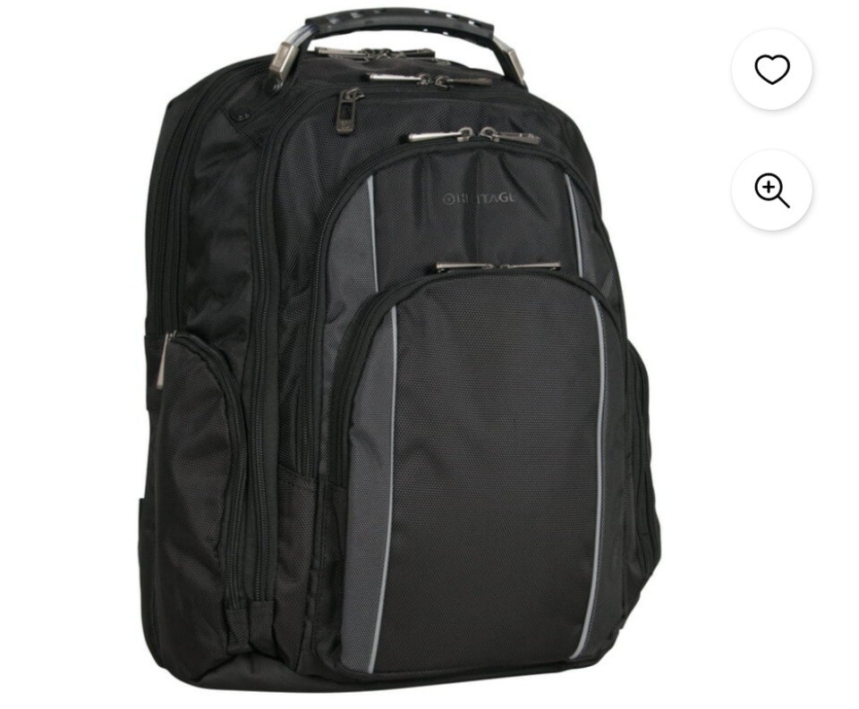Heritage 17' Checkpoint Friendly EZ-Scan Multi-Compartment Laptop Backpack