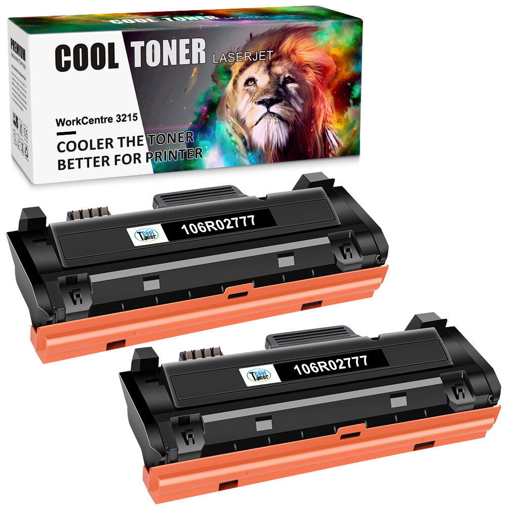 2 Pack Toner Cartridge For Xerox WorkCentre 3215 3225 Phaser 3260 3052 106R02777