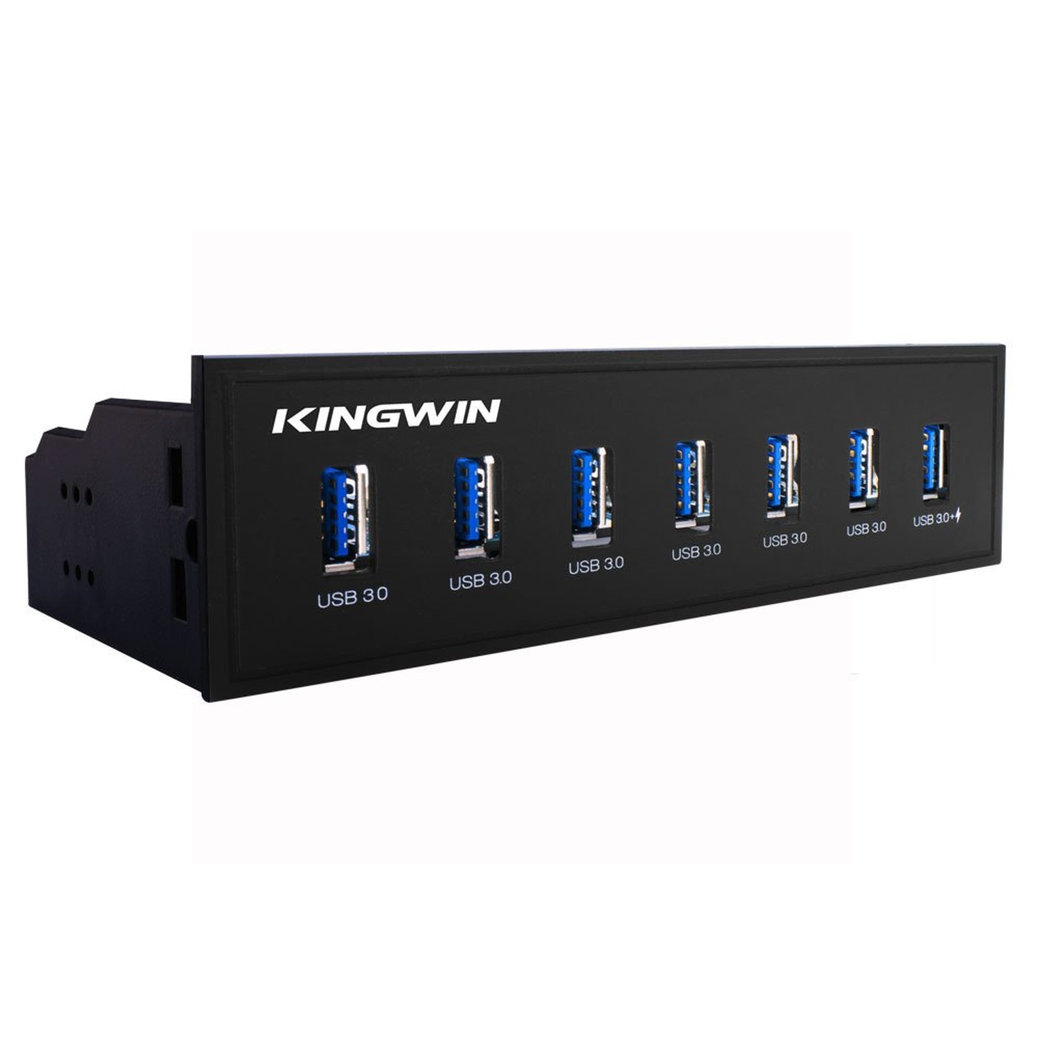 Front Panel USB 3.0 Hub 7 Port & One Fast Charging USB 2.1A Charging Port