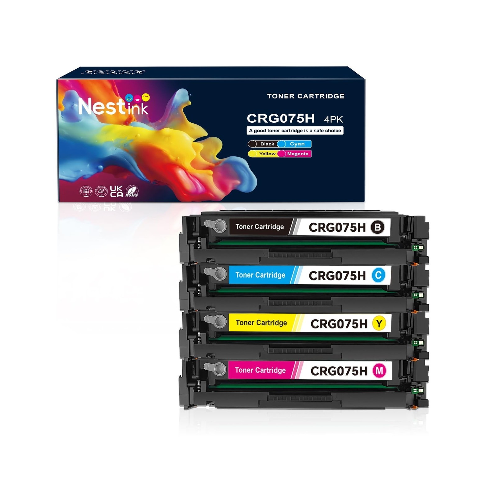 CRG-075H CRG075H CRG 075 H CRG075 Toner Cartridge Compatible for Canon MF662C...